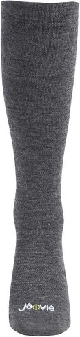 ja vie JAVIE Lightweight Merino Wool Comfy Compression Socks Graduated 15-20mmHg Knee High Stockings for Women & Men Running in Saudi Arabia