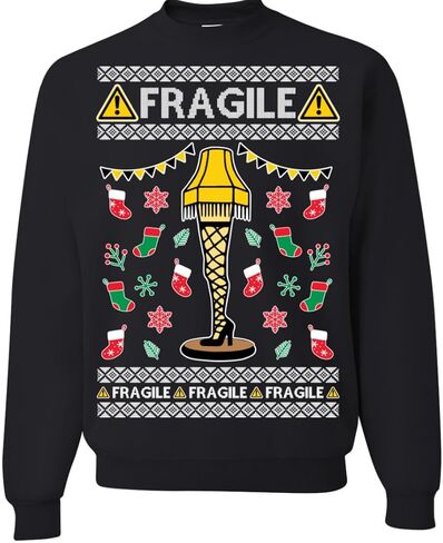 "Christmas Story Fragile Leg Lamp Ugly Christmas Sweater Sweatshirt – Your Ultimate Choice for Holiday Humor! in Saudi Arabia