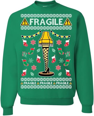 "Christmas Story Fragile Leg Lamp Ugly Christmas Sweater Sweatshirt – Your Ultimate Choice for Holiday Humor! in Saudi Arabia