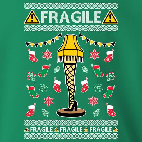 "Christmas Story Fragile Leg Lamp Ugly Christmas Sweater Sweatshirt – Your Ultimate Choice for Holiday Humor! in Saudi Arabia