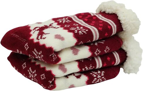 MaxNova Women's Winter Warm Cozy Fuzzy Fleece Slipper Socks Christmas Gift in Saudi Arabia