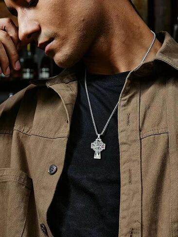 WINNICACA 925 Sterling Silver Tree of Life Pendant Necklace Protection Necklace Amulet Necklace Ancient Egyptian Greek Mythology Jewelry Gifts for Men Women in Kuwait