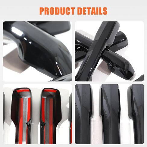 Lcojicep Car Exterior Door Handle Protector Trim Frame Cover Compatible with Tacoma 2024 2025, ABS Door Handle Cover,Car Door Handle Cover Frame Trim Accessories (Piano Black) in Kuwait