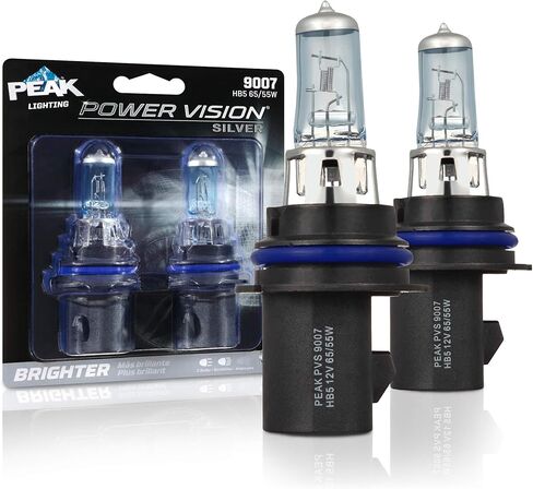 PEAK Power Vision Gold Automotive High Performance 9007/HB5 65/55W Headlights (2 Pack) in Kuwait
