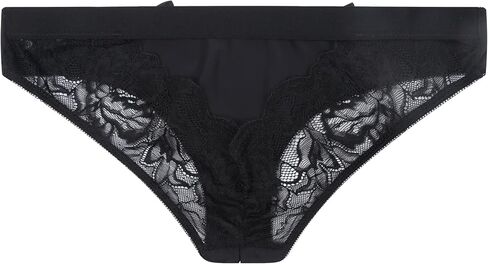 Verano Women's Crotchless Underwear Lace band Briefs Panties Silky Bikini in Saudi Arabia