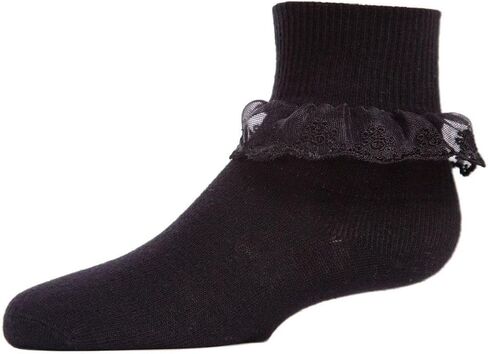MeMoi Classic Lace Girls Ruffle Anklet Socks in Saudi Arabia