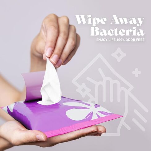 Maya Feminine Wipes by Biopure - Gentle Feminine Wipes for Women, Feminine Hygiene Wipes for Daily Use Freshness - pH Balanced Wipes Resealable Pack of 40 Wipes (3 Pack, Fresh Scent) in Saudi Arabia