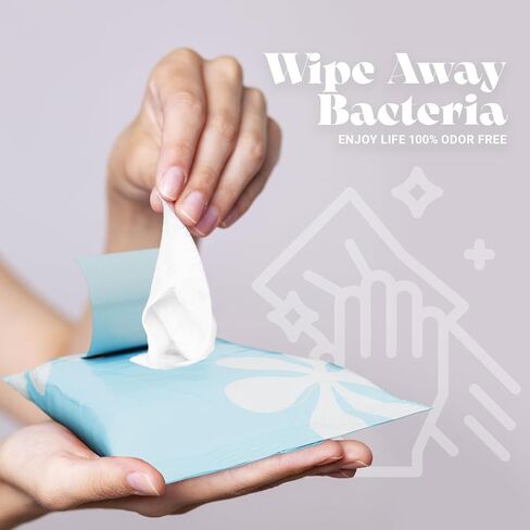 Maya Feminine Wipes by Biopure - Gentle Feminine Wipes for Women, Feminine Hygiene Wipes for Daily Use Freshness - pH Balanced Wipes Resealable Pack of 40 Wipes (3 Pack, Fresh Scent) in Saudi Arabia