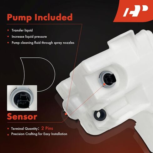 A-Premium Windshield Washer Reservoir Compatible with Select Lexus Models - IS250, IS350, IS F, GS300, GS350, GS430, GS450h, GS460, with (Washer Pump/Cap/Filler Neck/Hose/Bracket/Fluid Level Sensor) in Saudi Arabia