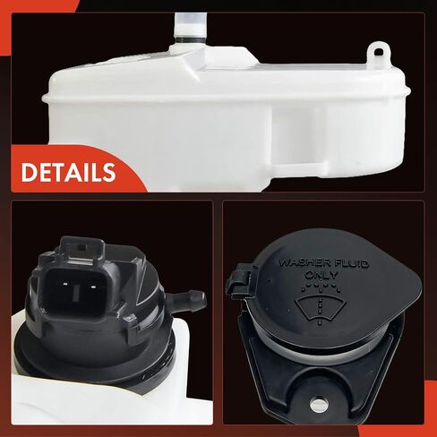 A-Premium Windshield Washer Reservoir Compatible with Select Lexus Models - IS250, IS350, IS F, GS300, GS350, GS430, GS450h, GS460, with (Washer Pump/Cap/Filler Neck/Hose/Bracket/Fluid Level Sensor) in Saudi Arabia