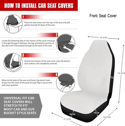 Bulopur Aztec Tribal Auto Accessories ديكور داخلي 4 قطع، أغطية مقاعد أمامية للسيارات نافاجو العرقية الملونة مع غطاء مقعد سيارة خلفي متطابق in Kuwait