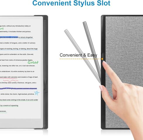 KuRoKo Case for Remarkable Paper Pro Color 11.8",Slim Hard Back Shell Protective Auto Sleep/Wake Book Folio Cover with Pen Holder for Remarkable Paper Pro Tablet 11.8 inch 2024 Released,Book in Saudi Arabia