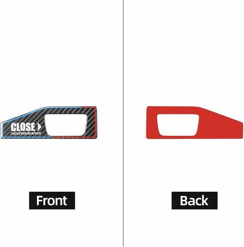 Betterhumz Carbon Fiber Car Rear Trunk Switch Button Sticker for BMW X1 E84 F48 X2 F39 X3 F25 G01 X4 F26 G02 X5 E70 F15 X6 E71 F16 Electric Tailgate Reminder Trim Accessories (Style B) in Kuwait