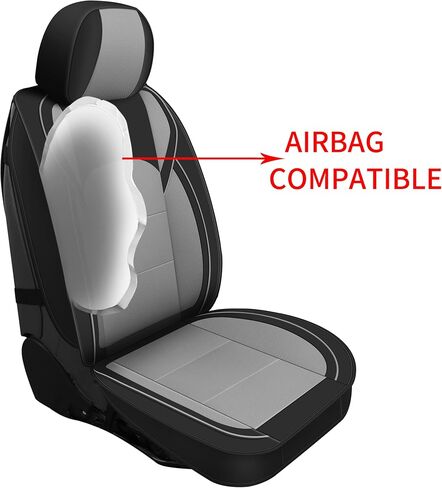 GXT Custom Fit Chevrolet Silverado Seat Covers, Front & Rear Waterproof Leather Car Seat Covers, Seat Cushion Protector Fit for Chevrolet Silverado 2007-2013, 2019-2023(Black) in Kuwait