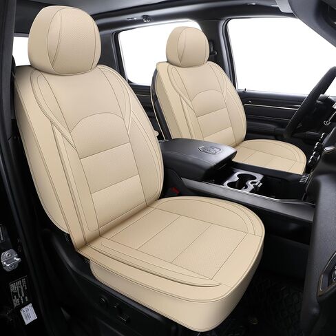 GXT Custom Fit Chevrolet Silverado Seat Covers, Front & Rear Waterproof Leather Car Seat Covers, Seat Cushion Protector Fit for Chevrolet Silverado 2007-2013, 2019-2023(Black) in Kuwait
