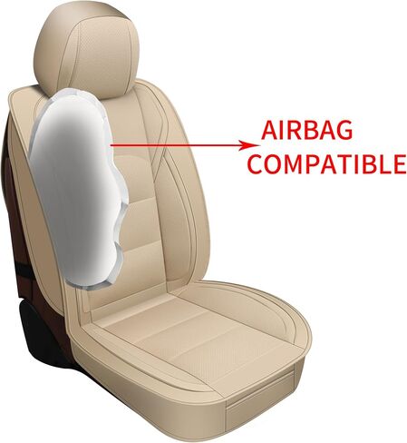 GXT Custom Fit Chevrolet Silverado Seat Covers, Front & Rear Waterproof Leather Car Seat Covers, Seat Cushion Protector Fit for Chevrolet Silverado 2007-2013, 2019-2023(Black) in Kuwait