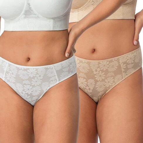 HSIA Womens Underwear Bikini Panties Lace Soft Hipster Panty Ladies Stretch Full Briefs 3XL in Saudi Arabia
