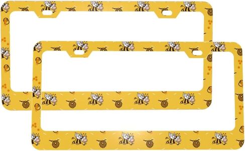 إطار لوحة ترخيص معدني من الألومنيوم من Dujiea مكون من قطعتين بعلم جمهورية الدومينيكان مع أغطية لولبية، وفتحتين لإطار لوحة الترخيص وحامل غطاء بطاقة السيارة للمركبات القياسية الأمريكية in Kuwait