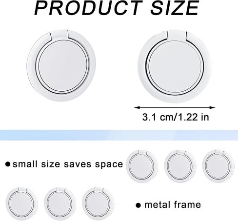 6 Pack Sunglasses Organizer Wall Mounted Sunglasses Holder Wall Hanging Glasses Organizer Sunglass Holder For Wall Adhesive Glasses Organizer Round Wall Mounted For Sunglasses Display(White) in Saudi Arabia