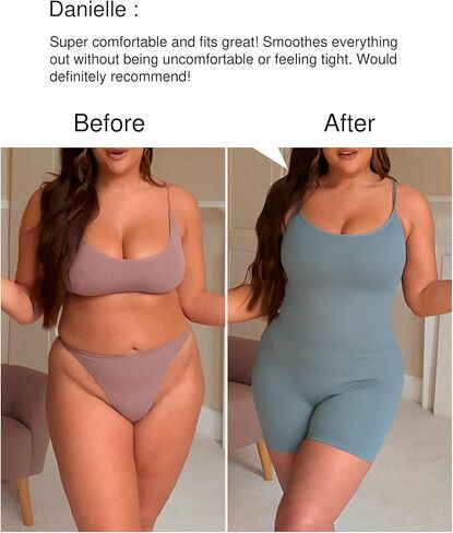 Popilush The Shapewear Jumpsuits for Women Sleeveless Adjustable Short Rompers Tummy Control Bodysuits Gym Yoga Fashion 2024 in Saudi Arabia