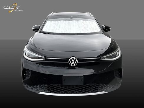 GalaxyAutoShield Custom Fit Windshield Sun Shade for 2021 2022 2023 2024 Volkswagen ID.4 ID4, Insulated Window Sunshade Privacy Accessories Blockout UV Reflector Protection - Made in USA in Kuwait