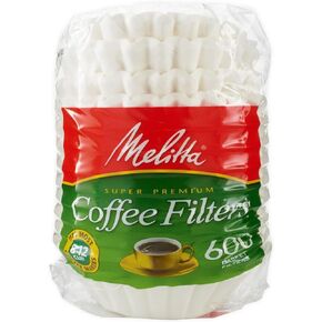 Melitta 631132 Coffee Filters, Basket Style, 600 Count (Pack of 1)