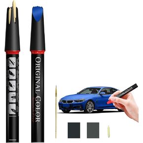 Carhoo B45 Automotive Touchup Paint, Estoril Blue Metallic Suitable For BMW Genuine Custom Color Car Touch Up Paint, With Pen Tip & Fine Brush