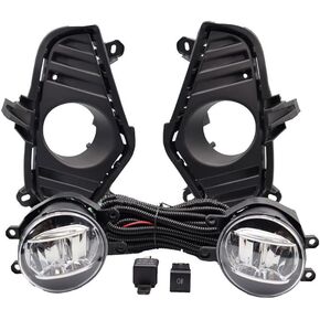 Front Bumper Foglight Lamp, LED Fog Lights, Compatible with RAV4 2019-2022