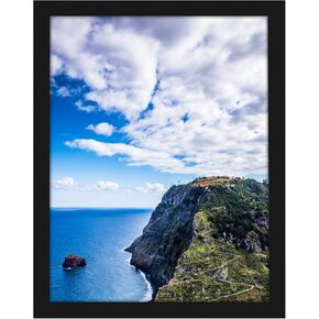 MENNTHUI 9x14 Black Picture Frame, Tabletop and Wall Mounting Horizontally or Vertically, Decoration for Photos, Paintings, Posters, Artwork