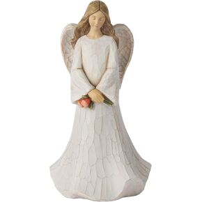 Guardian Angel Figurines - Hand Painted Healing Angel Figure Home Table Decor, Guardian Angel Gifts for Women, Thanksgiving, Christmas or Valentine’s Day