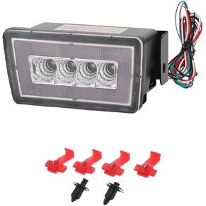 3-In-1 LED Rear Fog Light Kit Error Free Functions as Tail Lamp, Brake Lamp, Backup Reverse Light Compatible with Subaru Impreza WRXSTi (Red Lens)