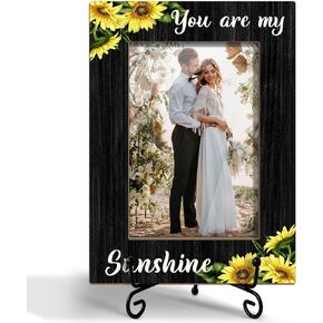 Family Picture Frame - Family is Forever, Gifts for Parents Grandparents, Wooden Picture Frame with Stand, 4"x6" Picture Frame for Tabletop Display, Home Office Desk Decor Shelf Display/XK72
