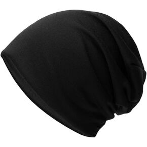 Skull Cap Slouchy Beanie Hats Unisex Double-Layer Hip-Hop Hat for All Seasons