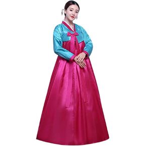 Women's Hanbok Dress Jeogori Jacket Chima Skirt Korean Traditional Costume Performance Wear