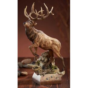 Wild Wings Hoofin It - Elk Sculpture by Danny Edwards