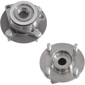 IRONTEK Front Wheel Bearing and Hub Assembly FITS 2007-2010 for Nissan Versa S/SL, 2009-2010 for Nissan Versa 1.6/1.6 Base, 2011-2012 for Nissan Versa 4 Lug w/ABS 513308x2