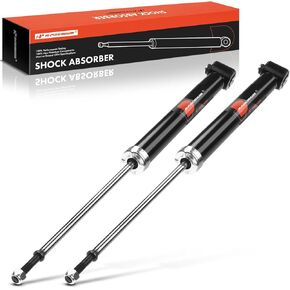A-Premium Rear Pair (2) Shock Absorber Strut Assembly Compatible with Audi A6 1998-2004, A6 Quattro 1998 & Volkswagen Passat 1998-2005, Driver and Passenger Side