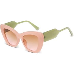 Freckles Mark Trendy Designer Sunglasses Womens Cute Fashion Square Cat Eye Sun Glasses in Kuwait