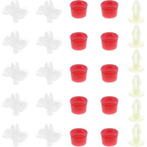 SING F LTD 52Pcs Door Gasket Strip Trim Clips Replacement 0009902192 A0131853585 Compatible with Mercedes W123 Door Trim Clips Accessories Plastic