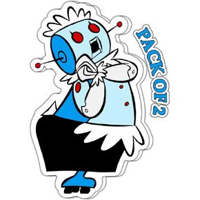 THATS IT – Rosie Jetsons Stickers – Vinyl Bumper Sticker for Car, Van, and SUV – Waterproof Decal for Waterbottle and Laptop – Indoor and Outdoor Use for MacBook – Long Lasting Cup Decal –TI 351