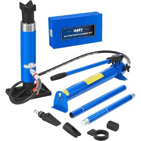 Orion Motor Tech 20 Ton Porta Power Kit، طقم رافعة هيدروليكية محمولة، طقم إصلاح إطار هيكل السيارة شديد التحمل مع أنبوب زيت وحقيبة تخزين، رافعة هيدروليكية Porta Power لمزرعة شاحنات إصلاح السيارات in Kuwait