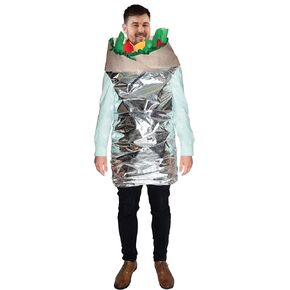Orion Costumes - Burrito Costume For Adults | Fun & Festive Halloween & Cosplay Outfit | Easy Pull Over Design | Sized To Fit Most Adults