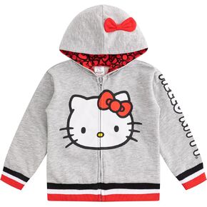 Hello Kitty Girls Zip Up Hooded Sweatshirt for Infant, Toddler and Little Kids in Kuwait