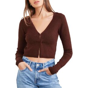 Forever 21 Women's Hook-and-Eye Cardigan Sweater