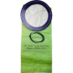 10 PK HEPA ProTeam 100331 Replacement. Compatible with 10 QT Backpack Coachvac, Super Coachvac, Megavac