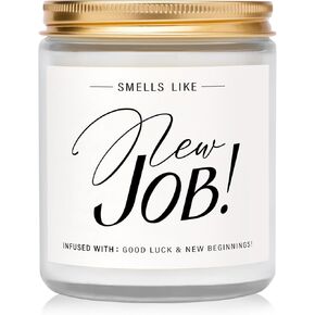 New Job Gifts for Women, Gifts for New Jobs - Lavender Scented Candles, New Beginnings Gifts for Women Men, Goodbye Gifts for Coworkers, Leaving Job Gifts, Going Away Gift