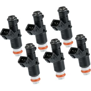 Fuel Injector Nozzle Replacement 16450-RCA-A01 for Acura TL 3.2L 2004-2008 (Set of 6)