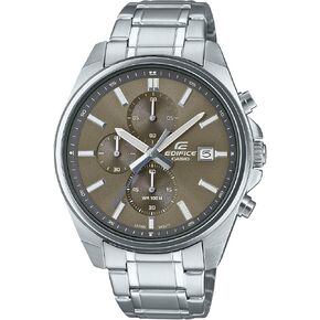 Casio Edifice Men's Stainless Steel Chronograph Date Indicator 43.8mm Watch EFV-610D-3CV