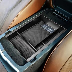 Center Console Organizer Compatible with Dodge Charger/Chrysler 300C 2011-2023 Armrest Storage Box Secondary Insert Tray Interior Accessories, Black