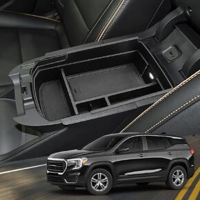 YEE PIN for 2024 2025 GMC Terrain Center Console Organizer Tray for 2018-2024 2025 GMC Terrain Accessories SL/SLE/SLT/AT4/Denali 2024 GMC Terrain Center Console Tray Middle Insert Tray Armrest Storage